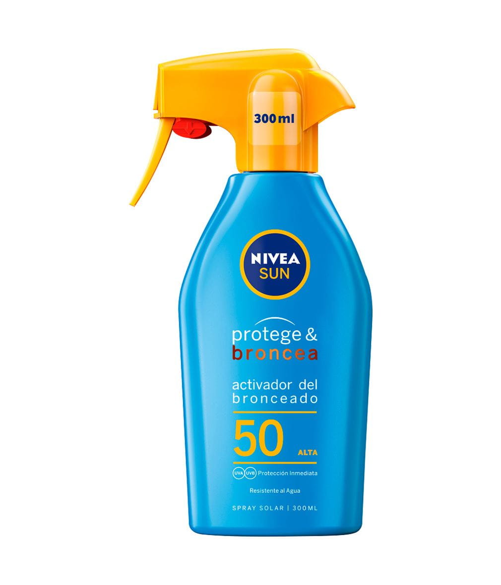 Resultat d'imatges de nivea sun protege y broncea facial spf 50 de nÃvea
